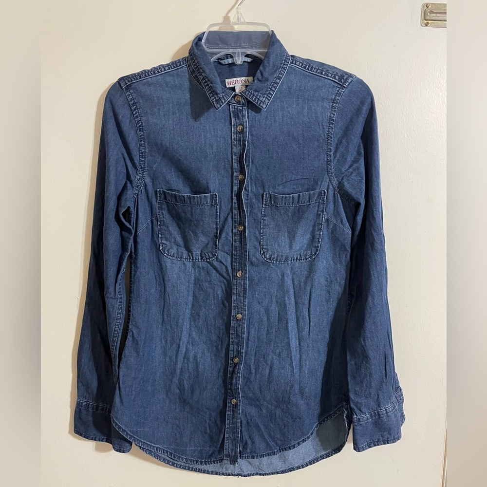 Merona Denim Button-Down